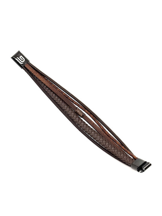 Legend Accessories Βραχιόλι από Δέρμα 21cm
