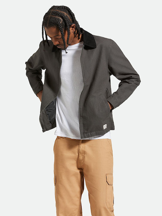 Μπουφάν Washed Black Ανθρακί