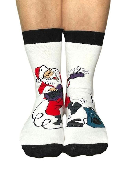 Inizio Men's Christmas Socks White