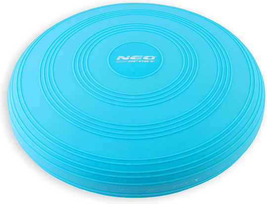 NEO Sport Μαξιλάρι Ισορροπίας Μπλε με Διάμετρο 33cm