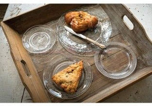 Farfurioară Farfurie joasă Sticlă Transparent cu Diametru 15cm 6buc Farfurioară Farfurie joasă Sticlă Transparent cu Diametru 15cm 6buc