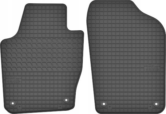 Carner Set of Front and Rear Mats 4pcs for Seat Ibiza Volkswagen Polo Black