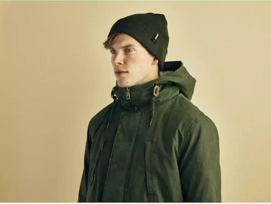 Creek Beanie Unisex Beanie Knitted in Green color