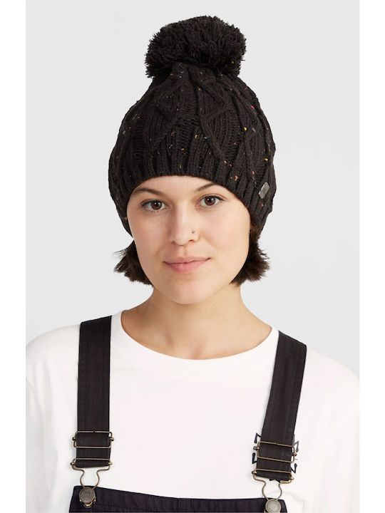 Beanie Beanie Knitted in Black color