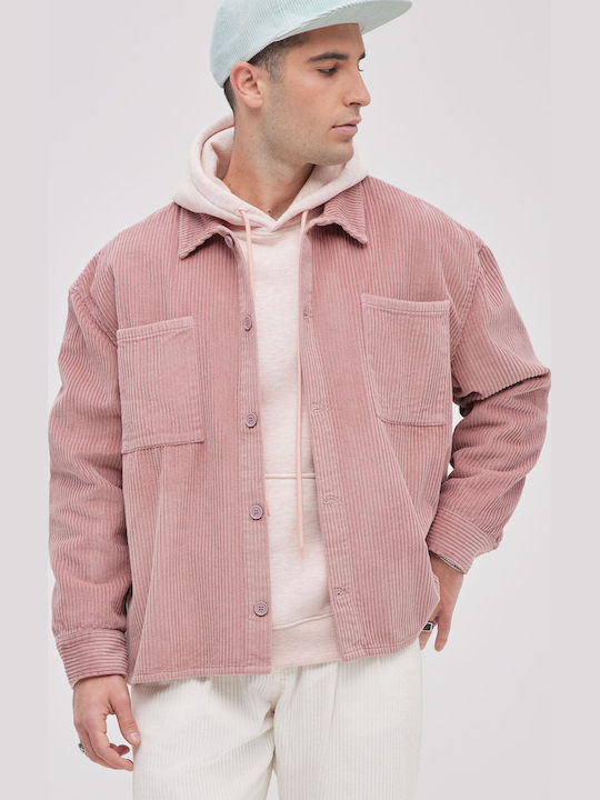 Long Sleeve Corduroy Overshirt in Wide Line Sapio Mílo
