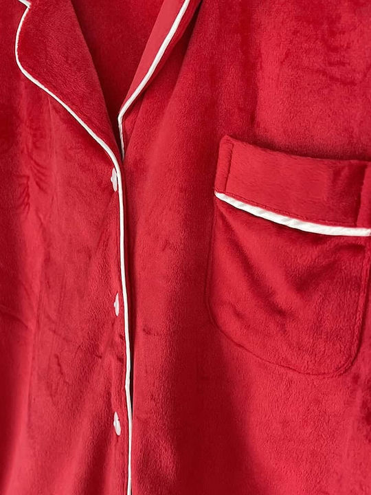 Notte Stella Winter Women's Pyjama Set Red