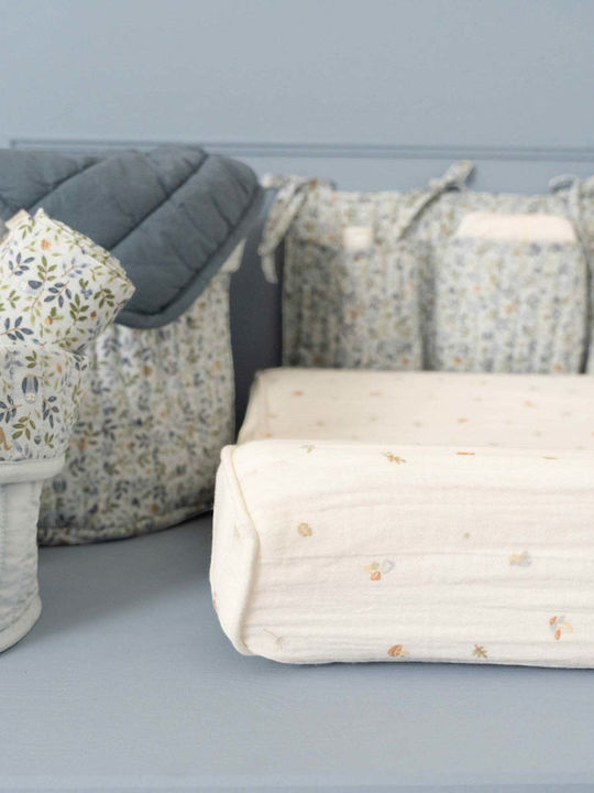 Little Dutch Changing Pad Cover Forest Treasures made of Fabric Forest Treasures