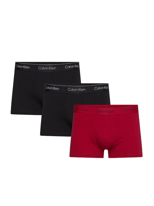 Herren Boxershorts Silver, Red, Black 3Packung