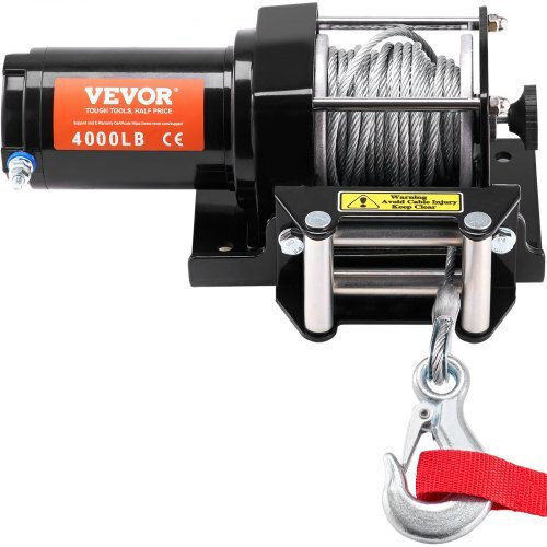 Electric Winch Vevor 4000 Lb Steel Cable Ip55 Waterproof Remote Control Atvgssjpyxwxejrpbv9