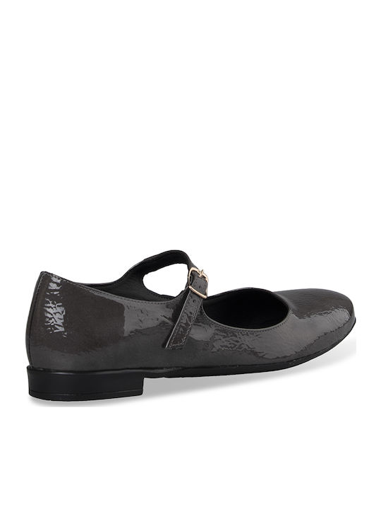 Damen Ballerinas in Gray Farbe