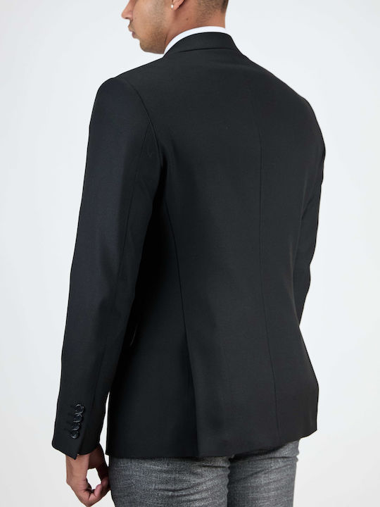 Men's Suit Jacket Regular Fit Black