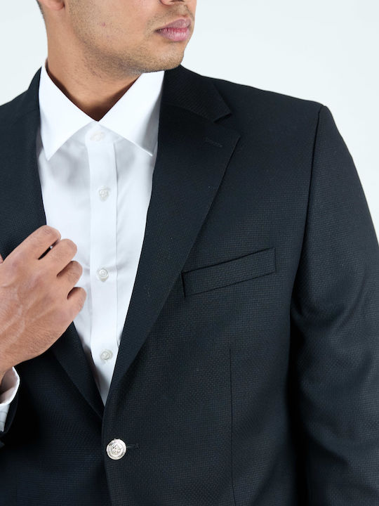 Men's Suit Jacket Regular Fit Black