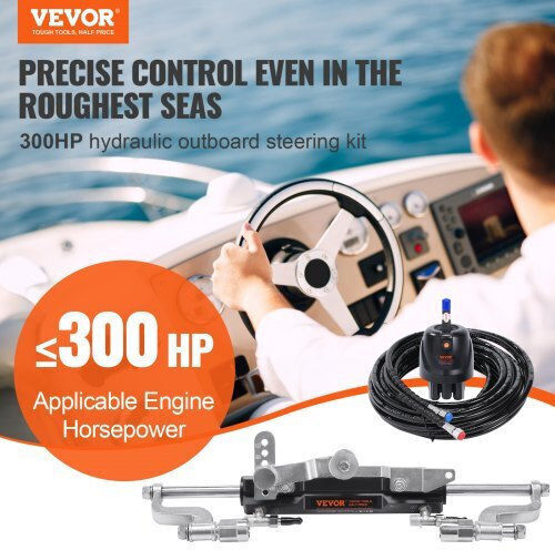 Vevor Hydraulic Steering Set for Boats 300hp Xwyyfxbdjtj37vr7hv0