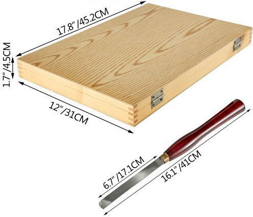 Vevor 40mm with Wooden Handle 8pcs
