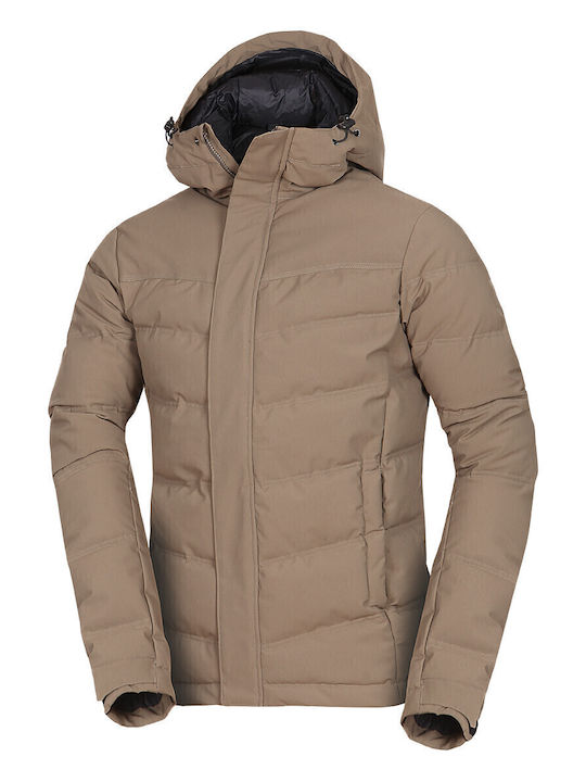 Мъжко Зимно Puffer Кафяво Бус-5268СП