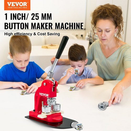 Vevor Button Maker Machine 25mm 500 Free Accessories Bjskxz25mm500nlrqv0