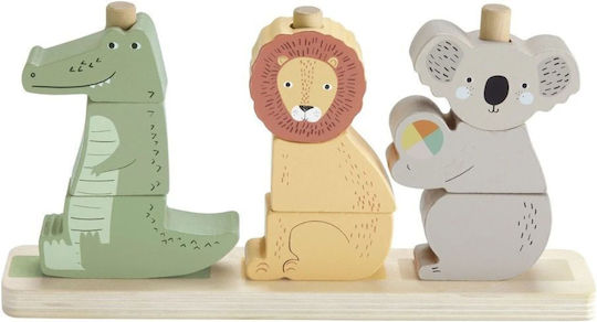 Fisher Price Stacking Toy Animals made of Wood for 12++ Months