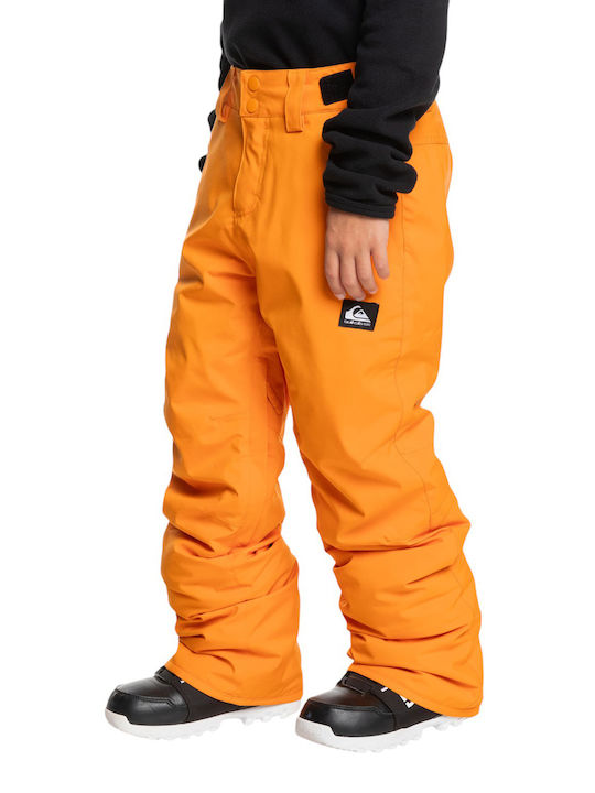 Quiksilver EQBTP03055-NZJ0 Kids Trousers for Ski & Snowboard Orange