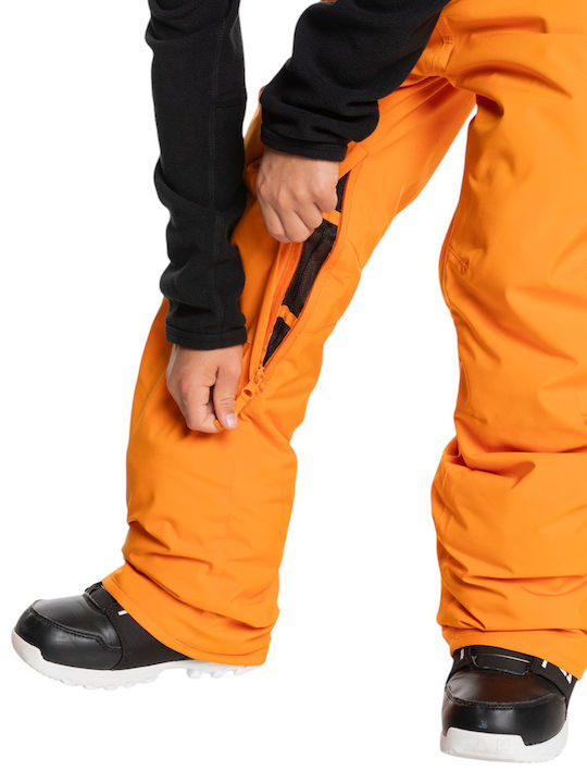 Quiksilver Snow Estate EQBTP03055-NZJ0 Παιδικό Παντελόνι Σκι & Snowboard Πορτοκαλί