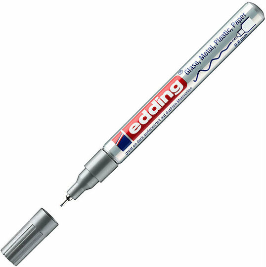 Edding Permanent Marker 0.8mm Silver