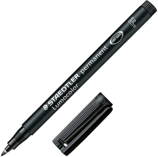 Staedtler Lumocolor Permanent Markers Black 10pcs