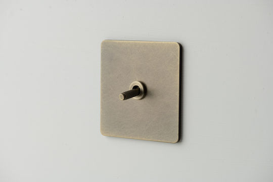 Metal Switch Bronze Majesty Luxury Switch Ruffle Bronze Finish Sculpted Details 1 Gang 2 Way