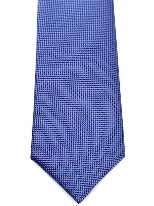Blaues Raf Krawatten-Set 6,5 cm mit Einstecktuch