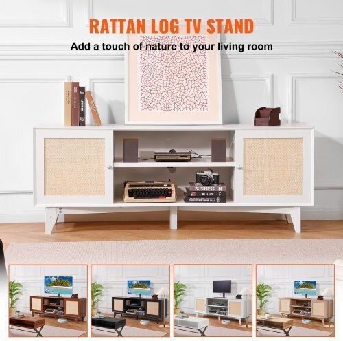TV Stand White 167.7x39.7x63.6cm