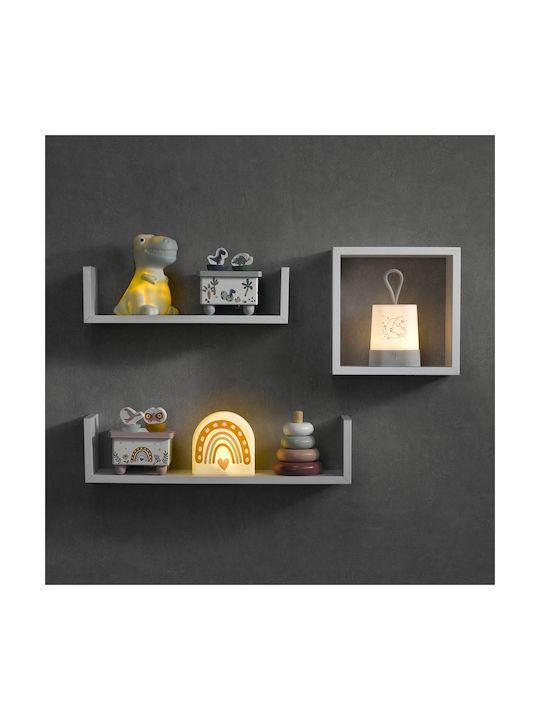 Led Kids Decorative Lamp White 10x4.5x10.5εκ.