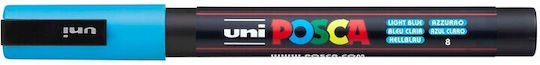 Uni-Ball Pc-3m Permanent Marker Light Blue
