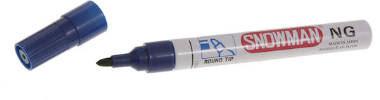 Snowman Marker Permanent 4mm Albastru