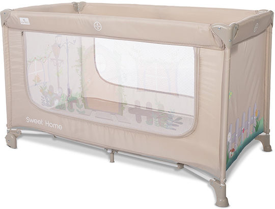 Lorelli Laufstall 2 Ebenen mit Matratze Beige 70x127cm
