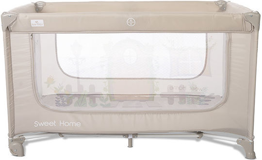 Lorelli Laufstall 2 Ebenen mit Matratze Beige 70x127cm