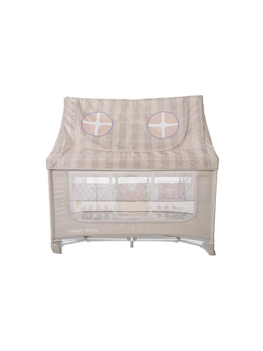 Lorelli Loc de joacă 2 Nivele cu Saltea Bej 70x127cm