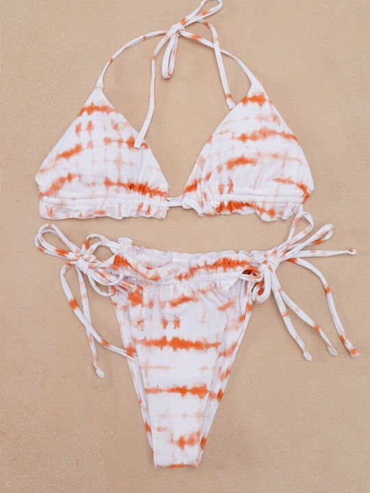 Gigi Set Bikini Τριγωνάκι & Brazil Λευκό