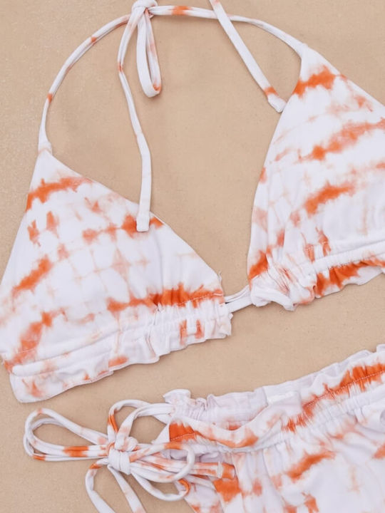 Gigi Set Bikini Τριγωνάκι & Brazil Λευκό