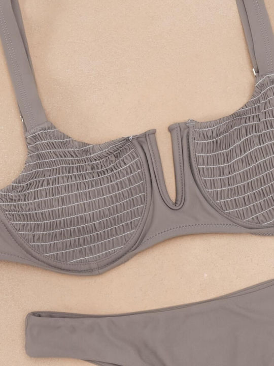 Gigi Bikini-Set Grau