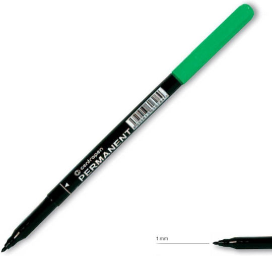 Centropen Permanent Marker 1mm Green