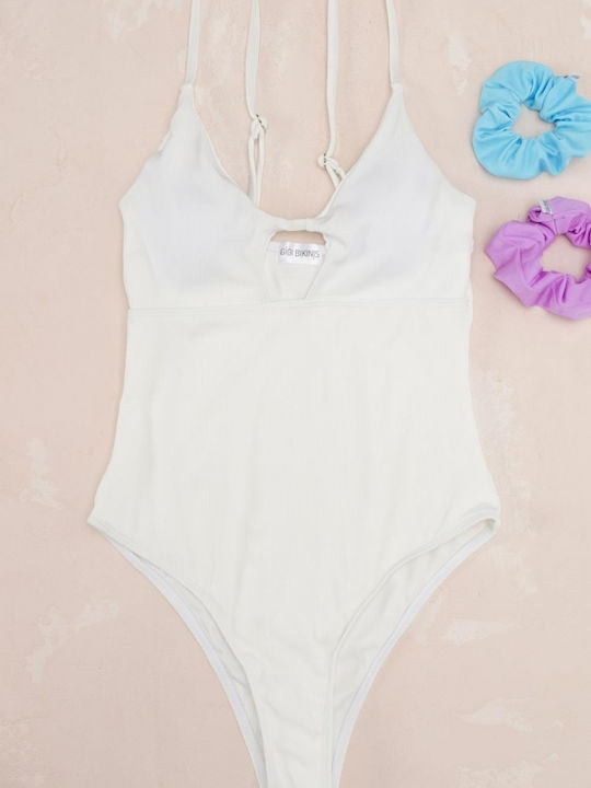 Gigi Costum De Baie Întreg Alb
