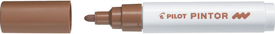 Pilot Ανεξίτηλος Μαρκαδόρος Καφέ 4.5mm