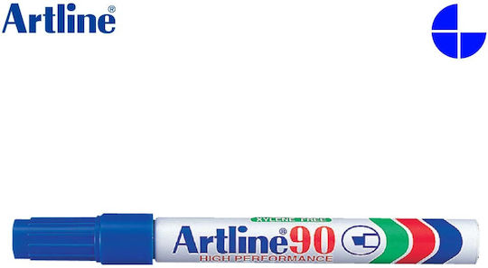 Artline 90 Перманентен Маркер 1.5мм Син