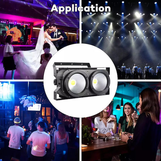 Cob Par Light 100w Power 8 Ch Control Dmx Stage Light