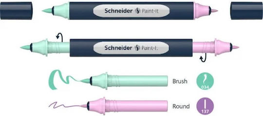 Schneider Paint-It 040 Markere de Proiectare 1mm Multicolor 52buc