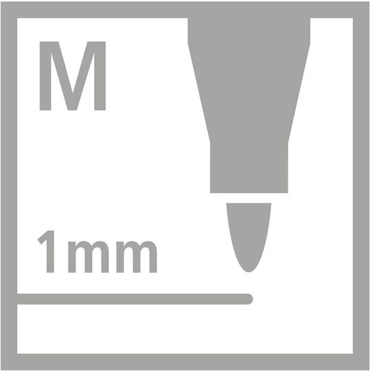 Stabilo Ακρυλικοί Μαρκαδόροι 1mm Σετ 15 χρώματα
