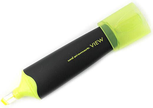 Uni-Ball Mitsubishi Μαρκαδόρος Υπογράμμισης Yellow (un1139)