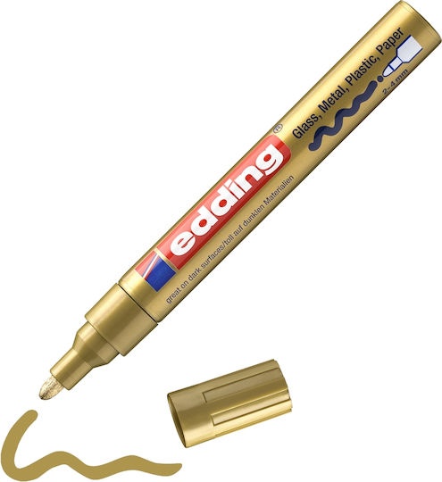 Edding 750 Permanent Marker 4mm Gold
