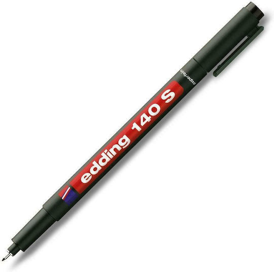 Edding 140s Transparency Markers Black 140pcs