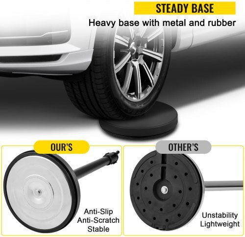 Vevor Barrier Set 8 Pieces 2m Black Tape Glzhshd8jtdt00001v0