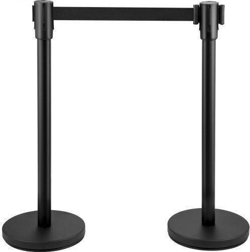 Vevor Barrier Set 8 Pieces 2m Black Tape Glzhshd8jtdt00001v0
