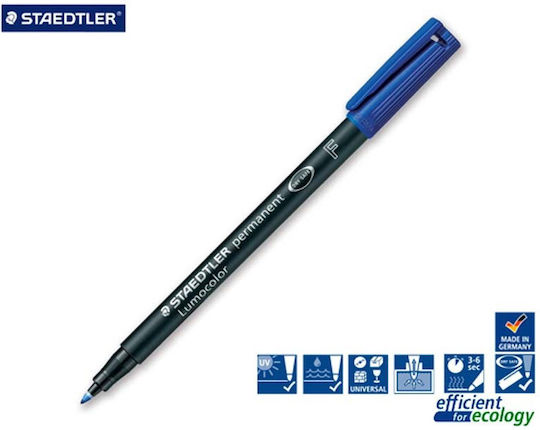 Staedtler Lumocolor Постоянен Маркер Син
